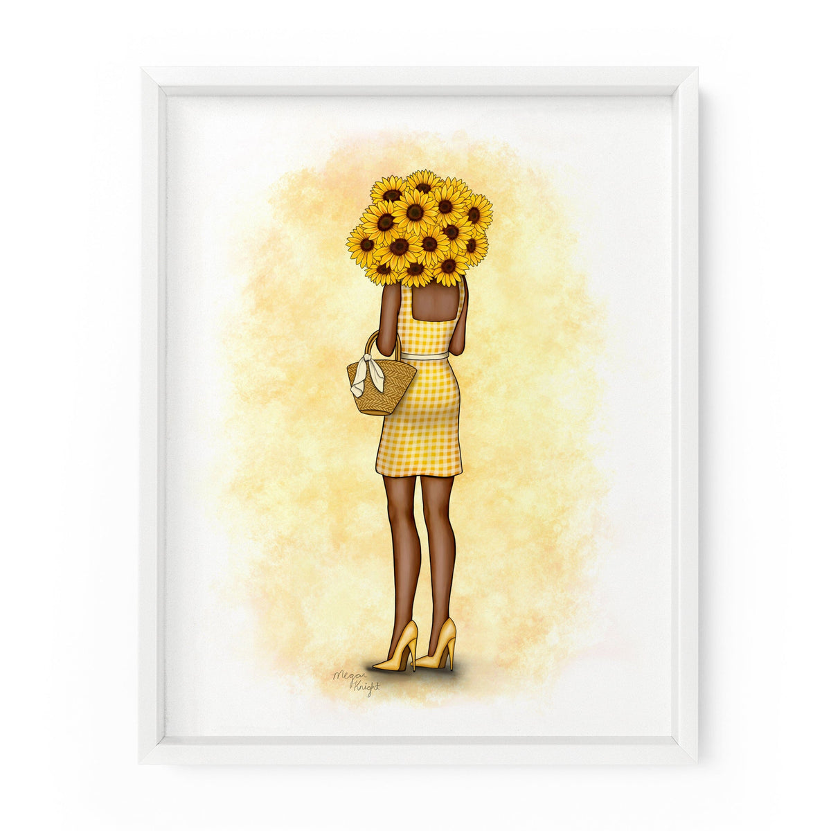 Sunflower Gal | Fashion Illustration Art Print