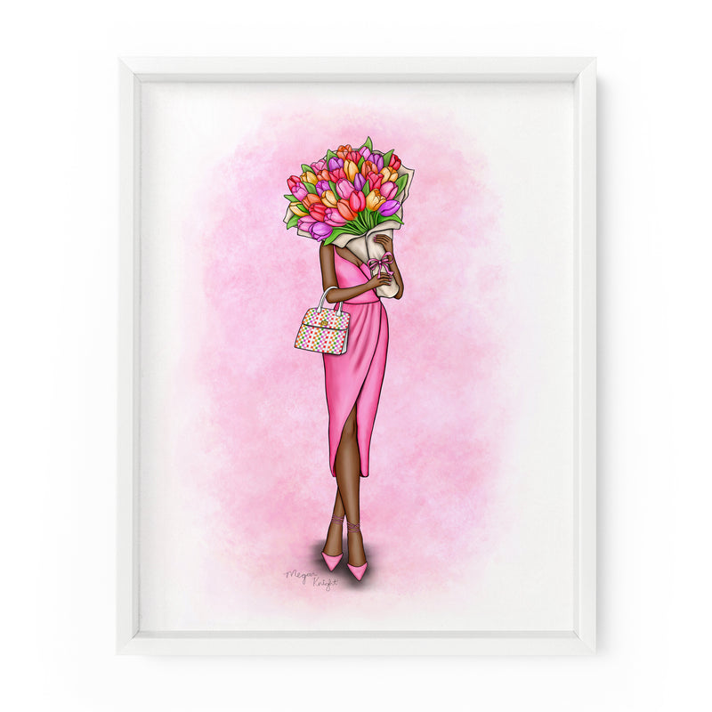 Tulip Gal | Fashion Illustration Art Print