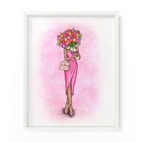 Tulip Gal | Fashion Illustration Art Print