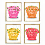 Tulip Totes | Fine Art Prints (Set of 4)