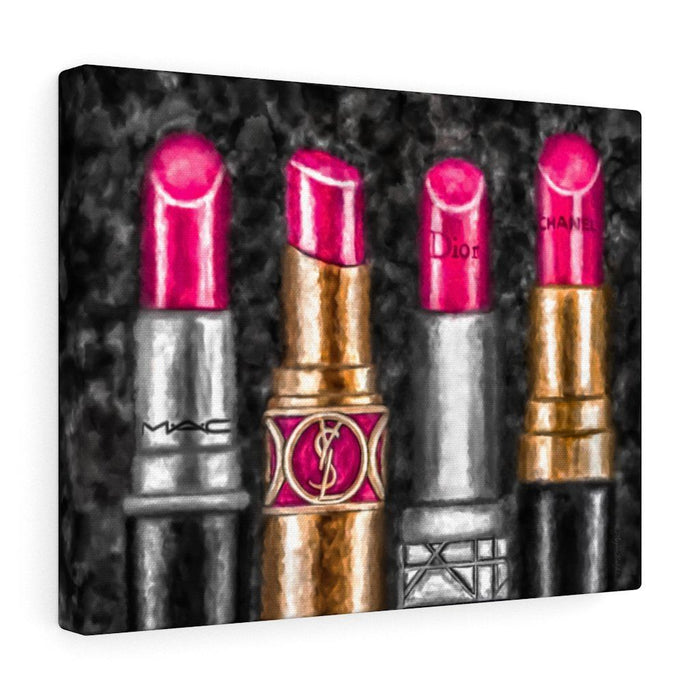 Lipstick Luxe (Pink) | Canvas Art