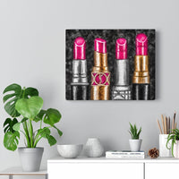 Lipstick Luxe (Pink) | Canvas Art