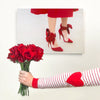 Red Over Heels | Canvas Art