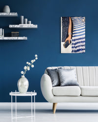 Blue Striped | Canvas Art